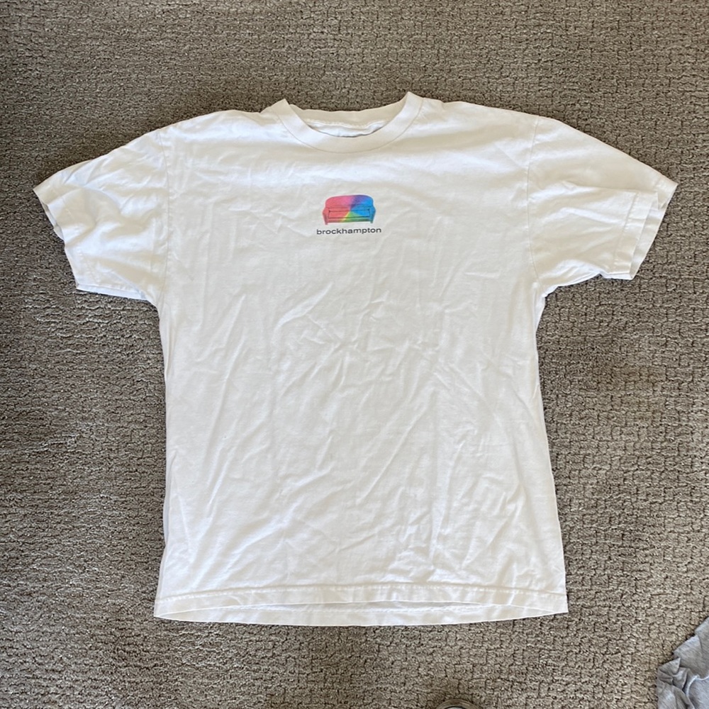 brockhampton Large White Tee BARELY WORN
